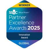 SS&C Blue Prism Partner Excellence Award 2025 Innovation Award Global