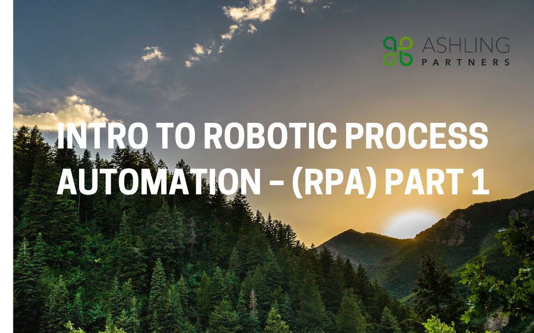 Harris Rpa Program Introduction to Robotic Process Automation (RPA) - Part 1